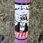 obey goatse bicycle seat post