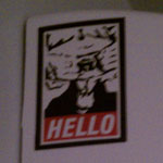 Goatse sticker at Bozeman bowling alley (eom)