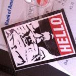 Goatse sticker as tip at Montana Ale Works