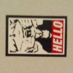 Goatse sticker in bathroom at O'Gara's Pub in St. Paul, MN