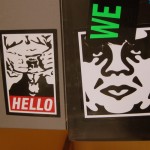 Obey Goatse sticker at Snowbowl Ski Resort - Missoula, MT